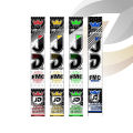 JD, Saki, German, Ga or Tm PVC Sticker tape ball Cricket Bat 1PC | Front and back | 2025 Editions. 