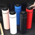 Hot and Cold water bottle with LED Temperature Display, Stainless Steel Insulated Vacuum Flask Thermos SMART Digital Mug 500ML, Temperature Display Drink Flasks. 