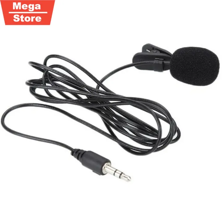 Clip-on%20Lapel%20Lavalier%20Collar%20Mic%20/%20Microphone%20-%203.5mm%20For%20DSLR%20/%20Other%20Equipment%20-%20Black%20-%20Image%202