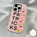 Cartoon Cute Patrick Star SpongeBob Case for Realme C53 C15 C55 C21Y C20 C51 C25 C25Y Note 50 C33 C35 C20A C30 C12 C11 C25s 8i 5 6i 5i 5s Narzo 50 N53 Plating Metal Lens Case. 