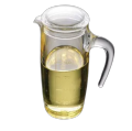 Acrylic Olive Oil Transparent Jug Bottle Dispenser with Handle & Lid (Pack of 1). 