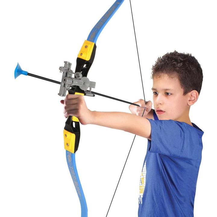 Archery Toy Big Size Sports Series Archer Bow and Arrow Toy, Laser Target, Quiver, 3 Arrows, Strong String Thread