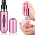 Portable Mini Perfume Refillable Atomizer Container, Portable Perfume Spray Bottle, Travel Perfume Scent Pump Case Fragrance Empty Spray Bottle for Traveling and Outgoing(5 ml). 