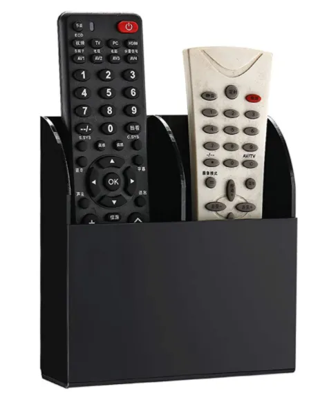 TV%20Remote%20Control%20Holder%20Wall%20Mount%20Storage%20Box%20Media%20Organizer%20Rack%20(Two%20Compartment)%20-%20Image%202