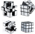 High Quality Mirror Cube 3x3 Silver Stickerless Fast Speed Magic Cube for Kids Early Learning Toys - 3x3 Mirror Cube Puzzle. 