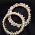 Jewellery for girls Stylish Gajra Pearl Traditional Kara Bangles for Women and Girls , pearl bangles for girls and women all sizes available. 