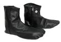 Black Leather Socks Mozay for Hajj Umrah With Velcro and Zipper For Winter - Unisex. 