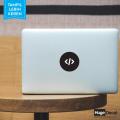 Decal Sticker Macbook Laptop Sticker Apple - Code Logo. 
