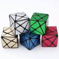 New Axis Mirror Rubiks Cube - Stickelress  Mind Puzzle Rubik's cube - 3D Puzzle Cube. 
