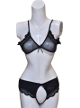 Xeffo Sexy Lingerie Bra set underwear panties stylish lace women Girls. 