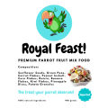 Parrot Food - Fruits Mix Food For African Grey, Paharri, Ring Neck, Macaw and Cockatoo Parrots - Imported Parrot Food. 