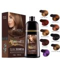 Mokeru 500ml Natural Argan Oil Extract Permanent Hair Dye Color Shampoo For Women and Men Hair Color Dye. 