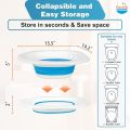 Sitz Bath for Hemorrhoids  Sitz Bath for Toilet Seat  Postpartum Care  Yoni Steam Seat for Women  Collapsible Flusher Hose Drain Holes  Wider Seating Area, Deeper Bowl. 