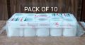 Tissue Roll Pack of 10 White Multi Purpose Toilet Washroom kitchen Use. 