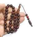 Original Turkish-KUKA (Kokka) Natural seeds Tasbih- (33 Beads of 10mm) Worry Beads-Prayer Beads-Tesbih--Tasbeeh Misbaha Sibha-Rosary. 