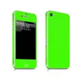 Iphone 4S Green Carbon Fiber Texture Mobile Skin. 