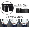 Unisex Adjustable Shirt Support Tuck in Belt Free Size Shirt Tucker Shirt stays Holder Shirt Suspender. 