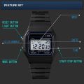 Vintage Black Digital Wrist Watch Classic Retro Unisex Design. 