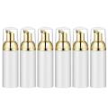 50ML/1.7Oz Foam Bottle with Gold Pump, 6Pcs, Empty Travel Foaming Dispensers for Soap, Shampoo. 