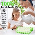 Honey Cube Honeycomb Tray 37 Silicone Cubes Ice Cube Making Mold with Lids. 