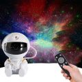 Astronaut Galaxy Star Projector Lamp - Rotating Starry Sky Night Light for Kids' Room. 