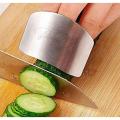 Finger Protector Safe Slice Fruits Vegetables Steel Kitchen Cooking Tools. 