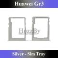 Huawei Gr3 SIM Tray Sim Slot Silver. 