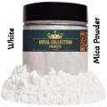 Mica Powder Pigment “White Mica” Multipurpose DIY Arts and Crafts Additive | Woodworking, Epoxy, Resin, Paint, Soap, Nail Polish, Lip Balm (White Mica). 