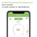 Oxygen Monitor Wellue KidsO2 Children Oxygen Monitor - with Audio Reminder on Smartphone - Wireless Oxygen Saturation Monitor with Bluetooth Wearable Rechargeable Blood Oxygen Meter for Kids (3-10 Years Old). 