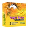 Knight Rider Pack Of 12 Extra Timing Condoms Black. 
