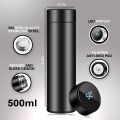Smart Water Bottle with LED Temperature Display – 500ml – Stainless Steel Vacuum Thermos Flask | Hot & Cold Insulated Bottle with Touch Sensor. 