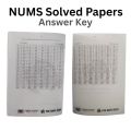 NUMS MDCAT Past Paper Book. 