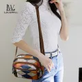 LouisWill Women's Bag Shoulder Bag Cross-body Messenger Bohemian Style Splicing Contrast Design Multi Layer Pocket Large Capacity Retro Printing Adjustable Shoulder Straps Zipper Inner Pocket. 