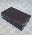 Artificial Leather 12 Slots 12 Grids Watch 7 Pen Organizer Box Watch Organizer Case. 