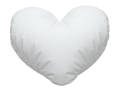 Heart Shape Love Cushion White. 