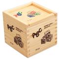 Alphabet Wooden Building Blocks Set With Storage Box Case Early Educational Toys, 27 Piece's ABC Wood Blocks. 