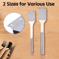 2 Pack Grill Brush, 16.5Inch & 14Inch Wire BBQ Grill Brush for Outdoor Grill, Stainless Steel Cleaning Brush Silver. 