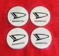 Daihatsu Wheel center cap STICKERS silver 2.2 inches 04 PCS. 