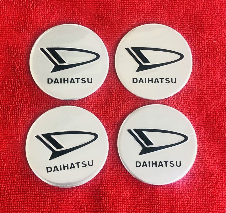 Daihatsu%20Wheel%20center%20cap%20STICKERS%20silver%202.2%20inches%2004%20PCS%20-%20Image%203