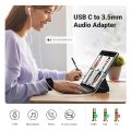 UGREEN USB C to 3.5mm Audio Headphone Jack Adapter Type C Aux DAC Earphone HiFi Right Angle Dongle Compatible with iPhone 15 Pro Max 15 Pro 15 Plus, iPad Pro Air, Galaxy S23 Ultra Pixel 7 Pro, Gray ORIGINAL UK ZONE STOCK. 