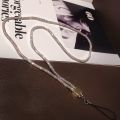 Rhinestone Lanyard Women's Luxury Full Diamond Pendant Long Neck Strap Anti-lost Sling Short Wrist Chain Mobile Phone Lanyard. 