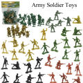 25 Pcs - Mini Army Soldier Toy Set - Military Force Action Figure Toys For Kids Boys and Girls. 