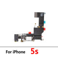 Charging Port Board Flex for iPhone 5s 6 6s 7 8 Plus X XS Max XR Microphone Jack Usb Plug Ori Flex Cable Ribbon Replacement. 