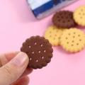 Creative Less Rubber Debris Biscuit Pencil Eraser Writing Drawing Easy To Rub Cookie Pencil Eraser Good Flexibility Handwriting Pencil Wiping Eraser Student Awards. 