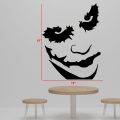 WallsArtstore Joker Face Home Wall Art Decoration Vinyl Decal Sticker. 