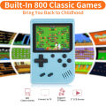 SUP Game Box Plus Rechargeable Battery Portable Game Console Support TV Connection & 2 Players Toy for Kids - 2 inches Display - Size Approx. 5 Inches - Blue. 