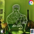 Elvis Presley Figure Night Light Led 16Color Changing 3D Nightlight The Hillbilly Cat King of The Western Pop Bedroom Lamp. 
