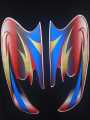 YAMAHA ROYAL 100CC Tanki Tapa Sticker 2012 Mode  ( YB100 COMPLETE SET ). 