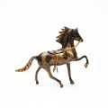 Brass Horse/Pakistani Handmade/Handcrafted Brass Horse Statues/Best For Homedecor/Best For Office Desk/Best Gift Item (Size: 8 inch). 