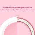 Selfie mobile ring light-Portable Mini Selfie LED Lamp Ring Light for Mobile Phones – Rechargeable Ring Light with Charging Cable For Tik Tok and Photography - Brightness Adjustment Selfie Light With LED Camera Photography Flash Light for Smart phones. 